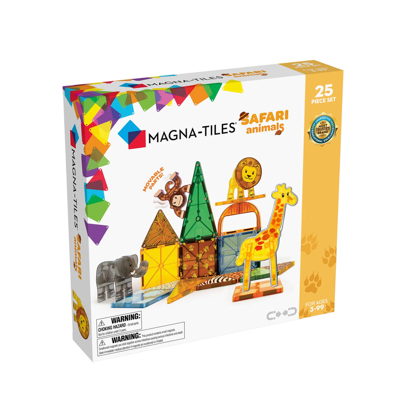 Magna tiles safari animals