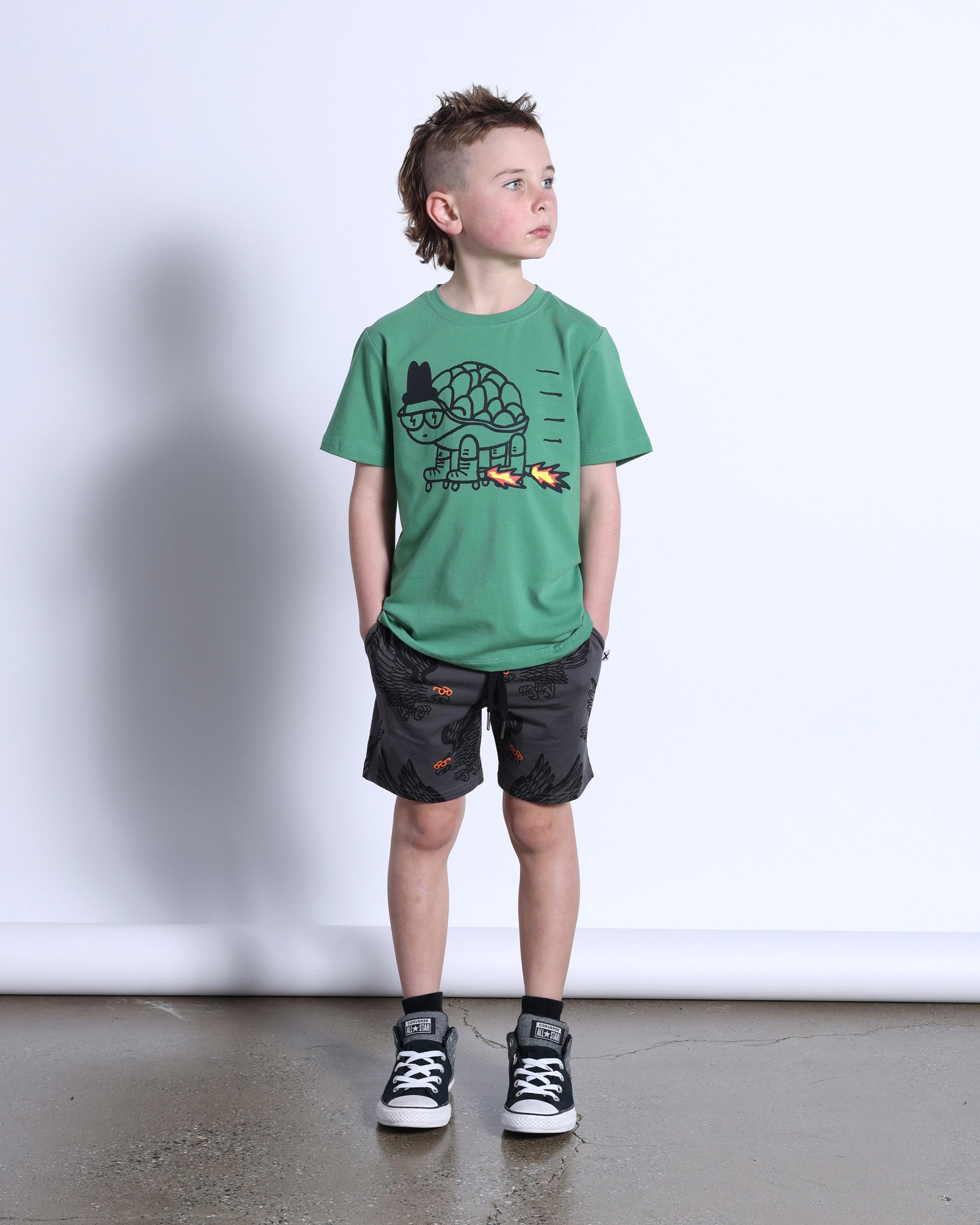 Minti Speedy Turtle Tee Turf in green