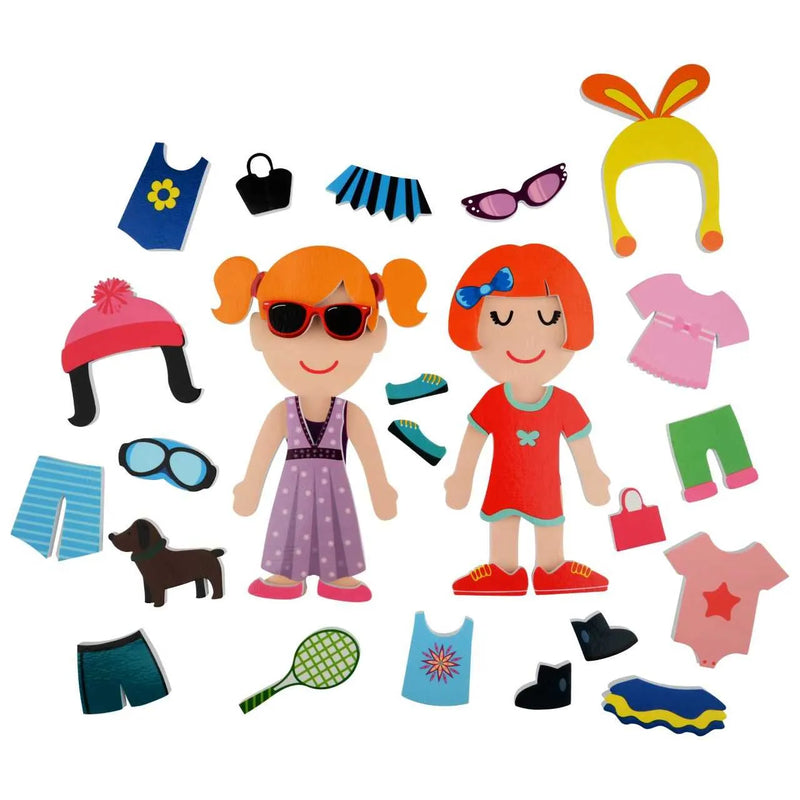 Buddy & Barney Bath time Stickers - dressing up