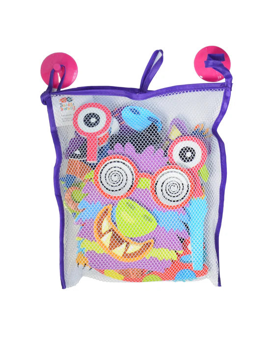 Buddy & Barney Bath time Stickers - silly monsters
