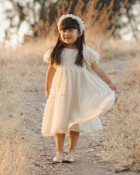 Noralee Chloe Dress Ivory in cream