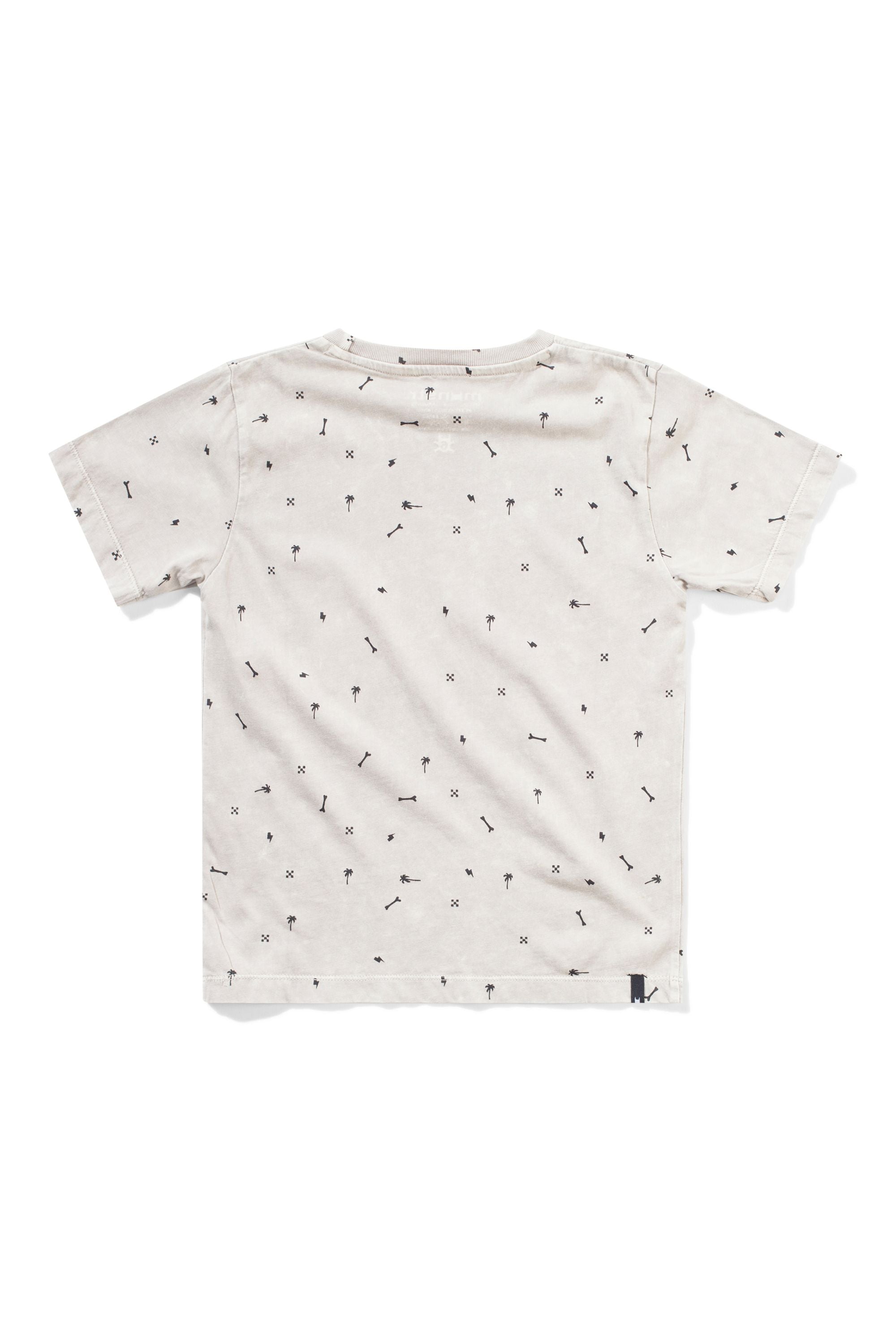 Munster Kids Confetti Tee Mineral Grey in Grey