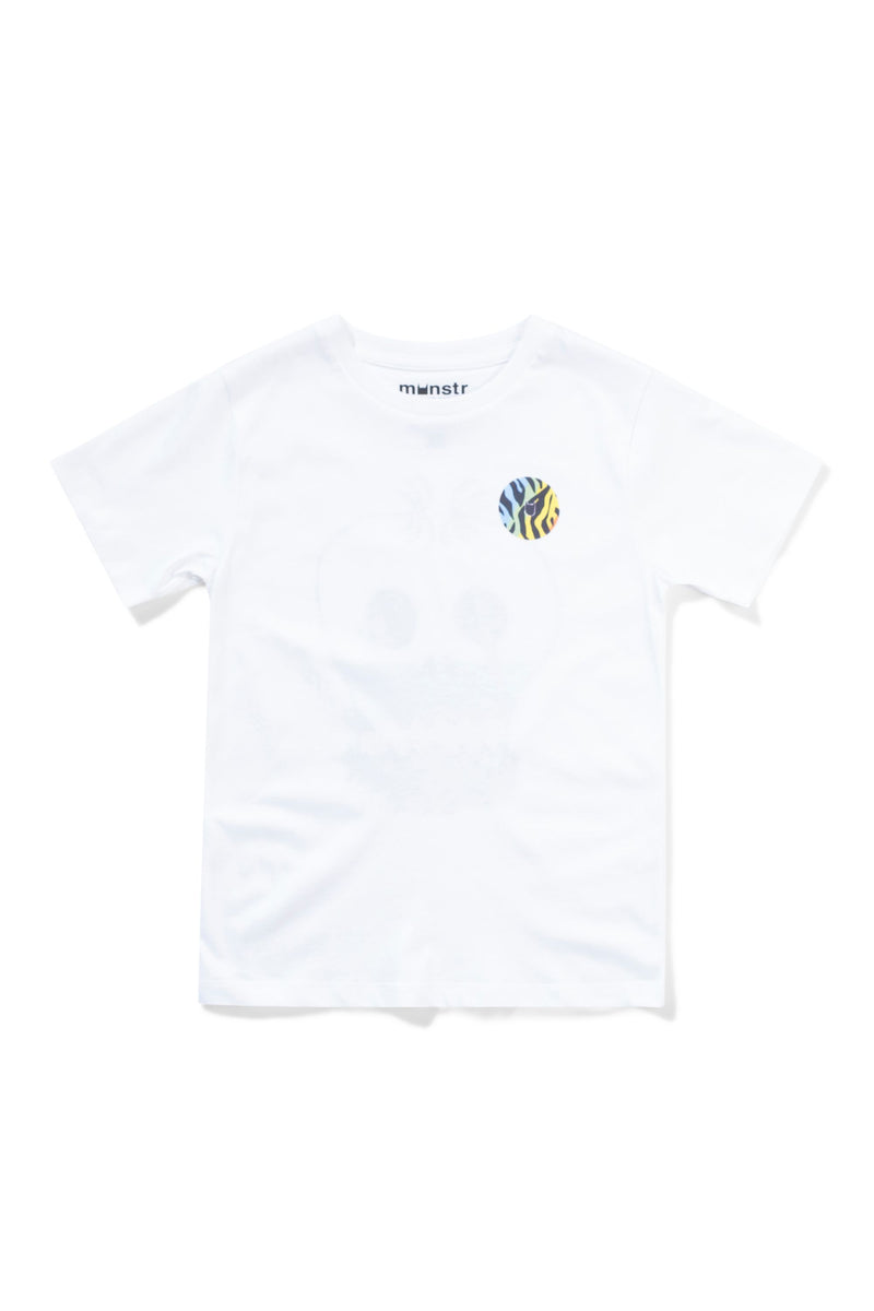 Munster Wildlogo Tee White in Multi