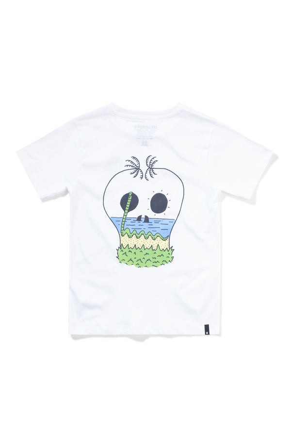 Munster Wildlogo Tee White in Multi