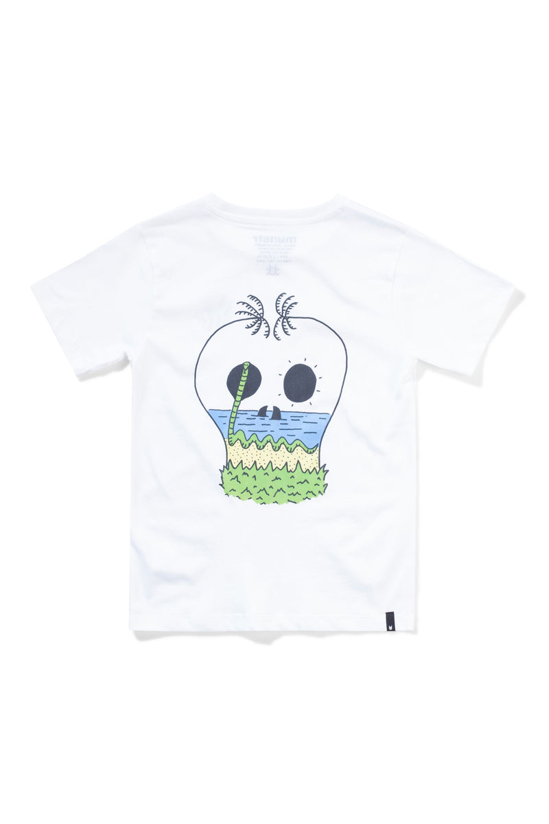 Munster Wildlogo Tee White in Multi