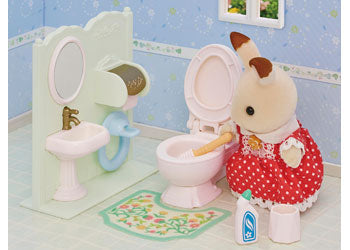 Sylvanian families toilet set