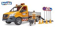 Bruder commercial Mercedes G3 sprinter with driver & lights