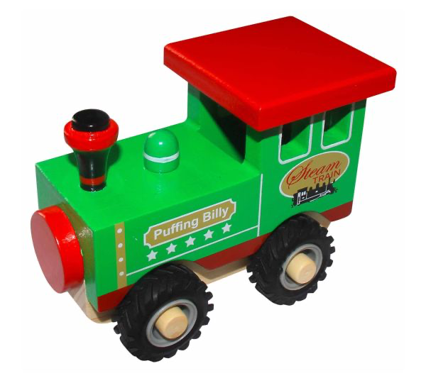 ToysLink wooden vehicle - puffing billy Green Train