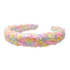 Pink Poppy Sequin Headband