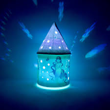 Pink Poppy Shimmering Mermaid Colour Change LED Lantern Night light