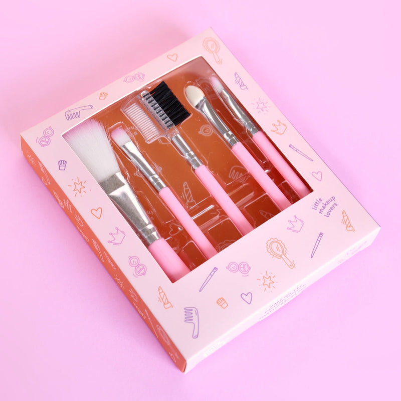 No Nasties Little Makeup Lovers Mini Makeup Brush Set