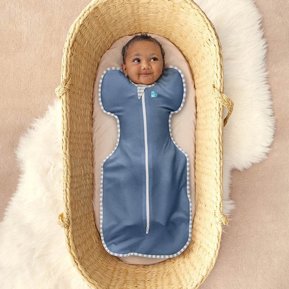 Love to Dream Original 1 Tog Swaddle Up in Denim Blue