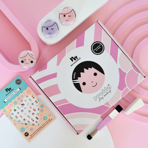 No Nasties Nisha Pink Natural Kids Makeup Kit
