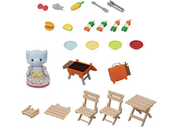 Sylvanian Famiies BBQ Picnic set