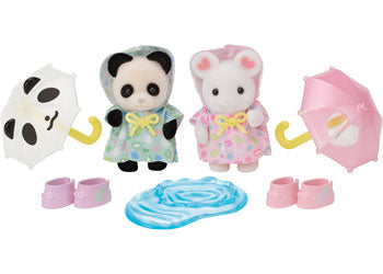 Sylvanian Families nursery friends rainy day duo