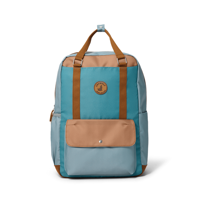 Crywolf Knapsack Colour Block in moss green