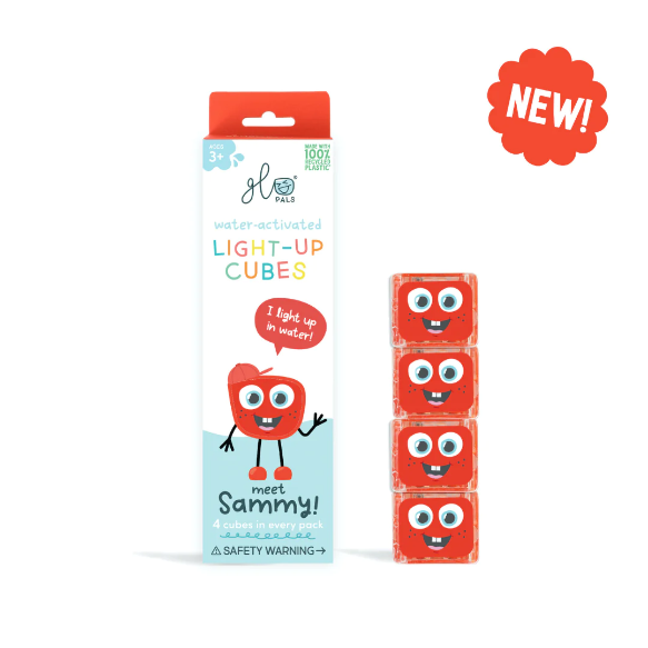 Glo Pals Light Up Cubes - Sammy Red