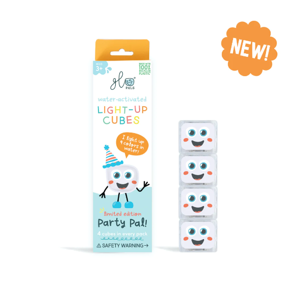 Glo Pals Light Up Cubes - Party Pal Multicolour