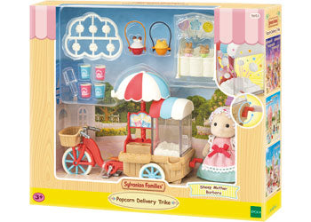 Sylvanian Families popcorn delivery trike