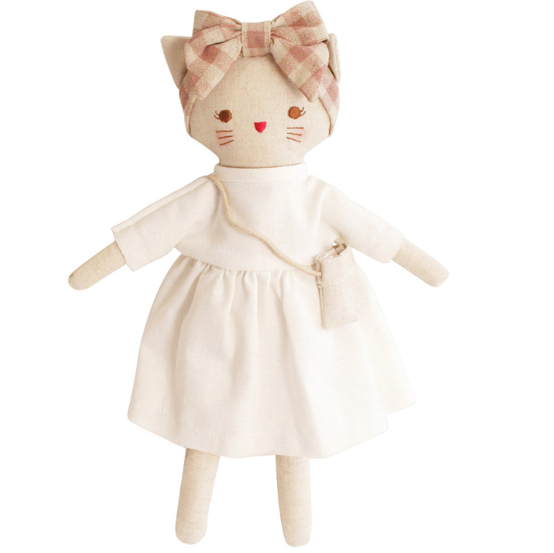 Alimrose Mini Lilly Kitty 26cm Ivory Rose