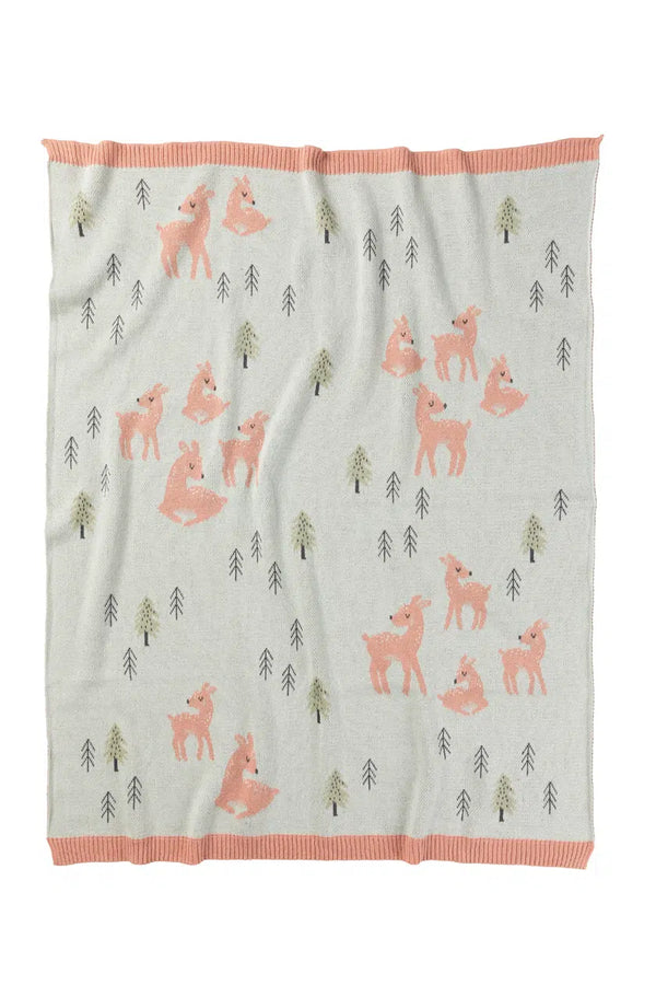 Indus Delilah Deer  Baby Blanket