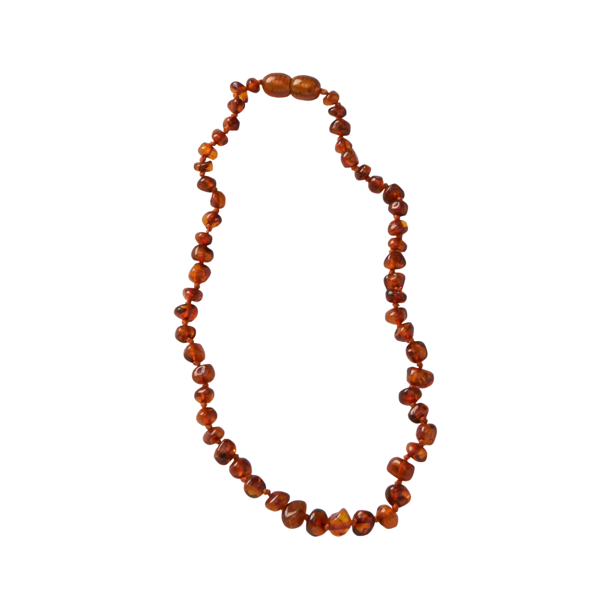 Nature Baby Amber Necklace - Cognac