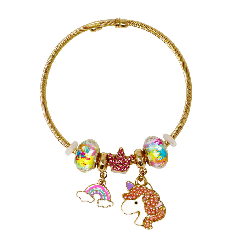 Pink Poppy Charm Bracelet Collection