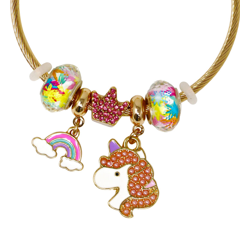 Pink Poppy Charm Bracelet Collection