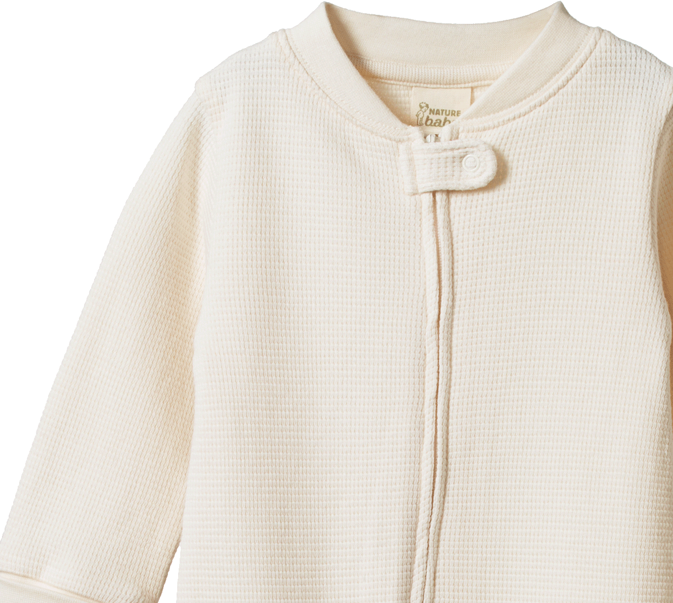 Nature Baby dreamland suit waffle in Natural