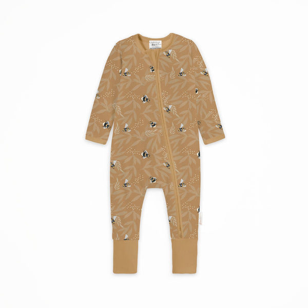 Child of Mine Bamboo Zipsuit Bumble Bees Multi