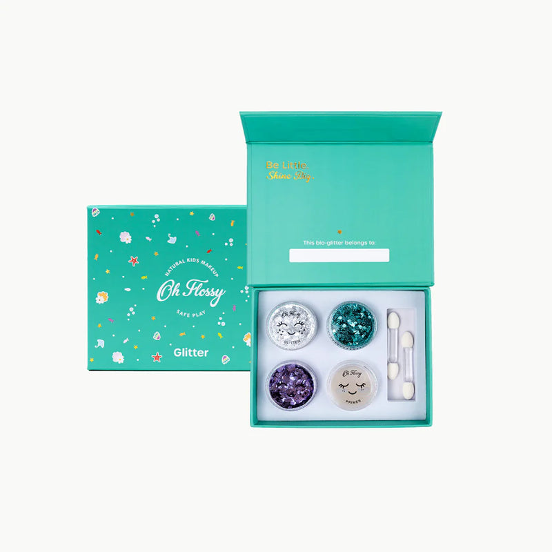 Oh Flossy kids under the sea glitter set