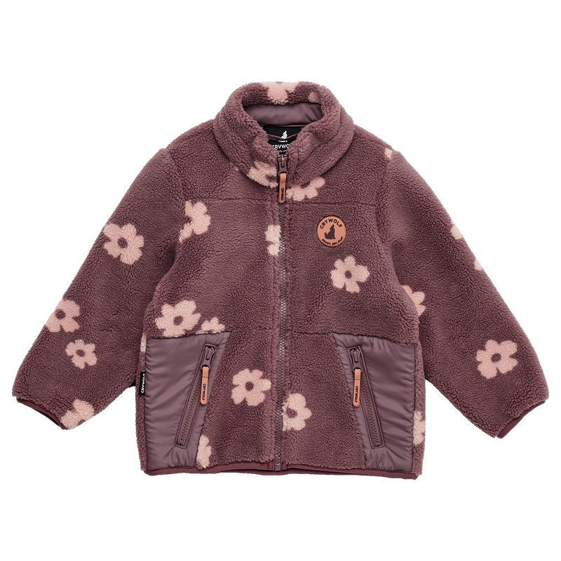 Crywolf Yeti Jacket in Mauve Floral