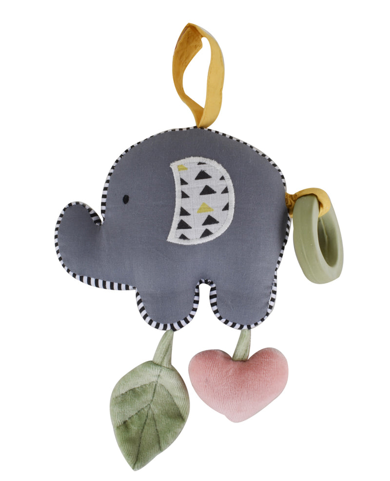 Tikiri Elephant Vibrating Toy with Rubber Teether