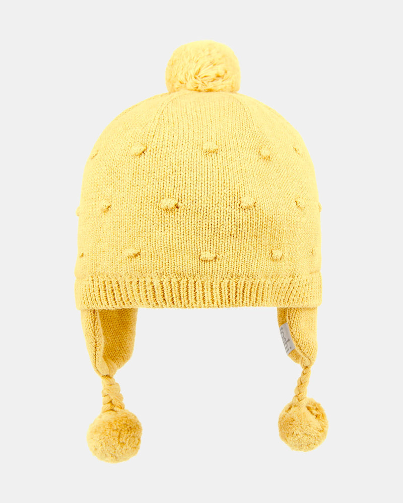 Toshi organic earmuff popcorn - banana in yellow