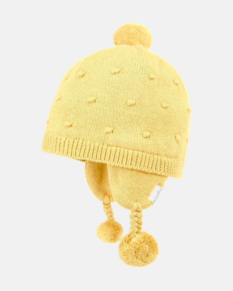 Toshi organic earmuff popcorn - banana in yellow