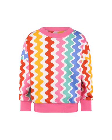 Rock Your Baby ric rac sweatshirt in multi colours
