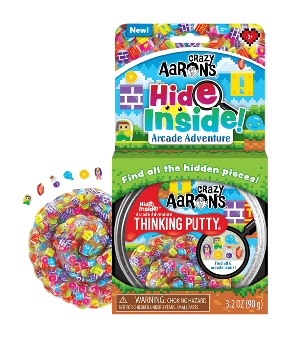 Crazy Aaron’s Hide Inside Thinking Putty - Arcade Adventure