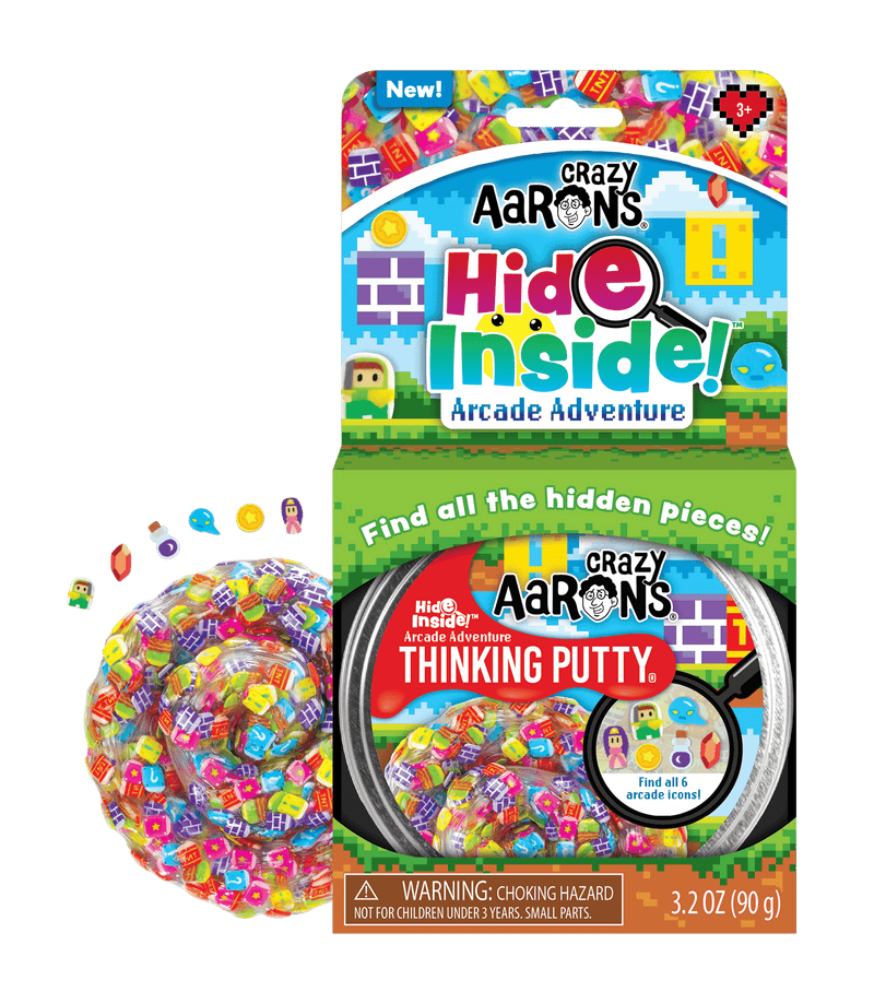 Crazy Aaron’s Hide Inside Thinking Putty - Arcade Adventure