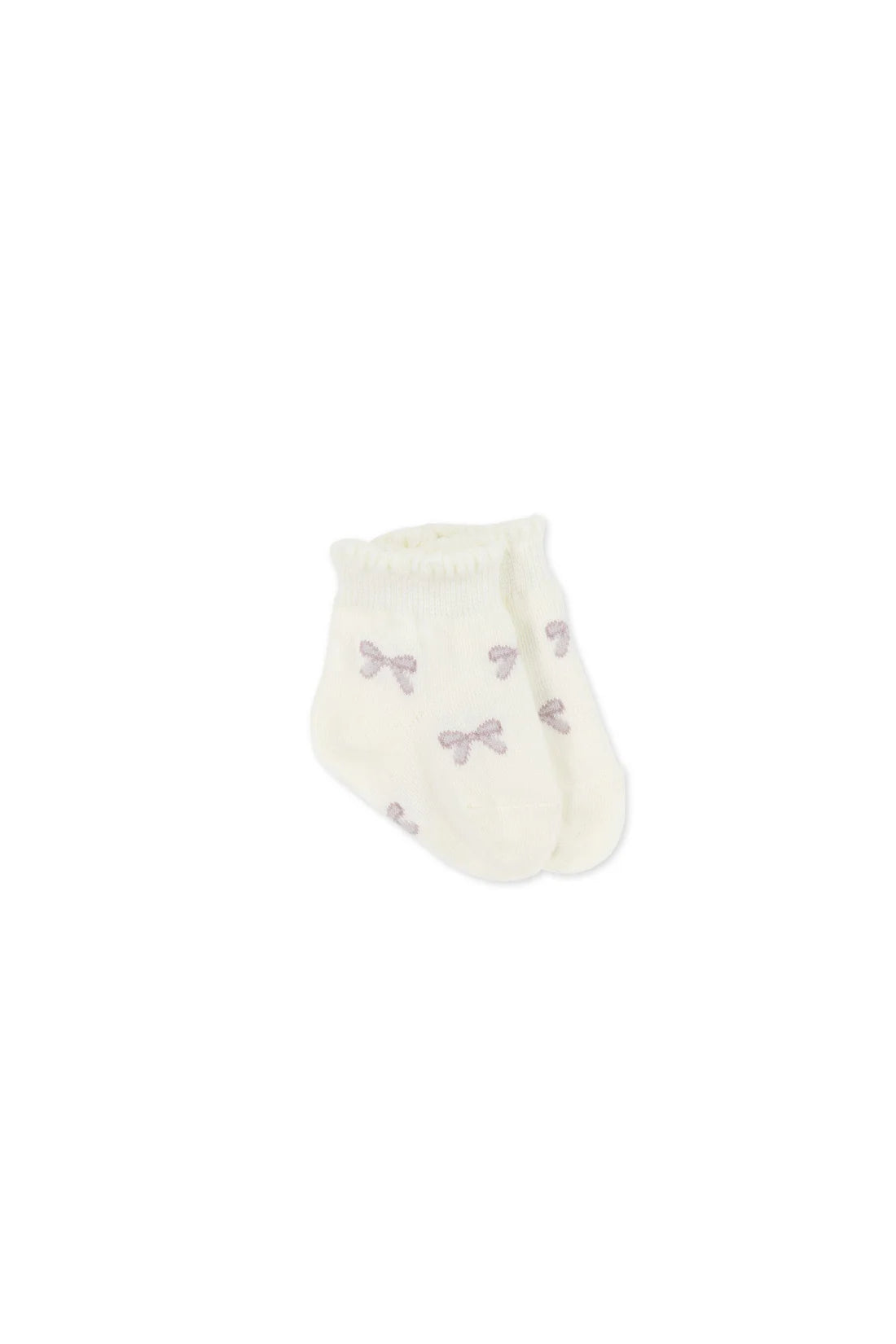 Jamie Kay Mirabel socks - ballet bow egret