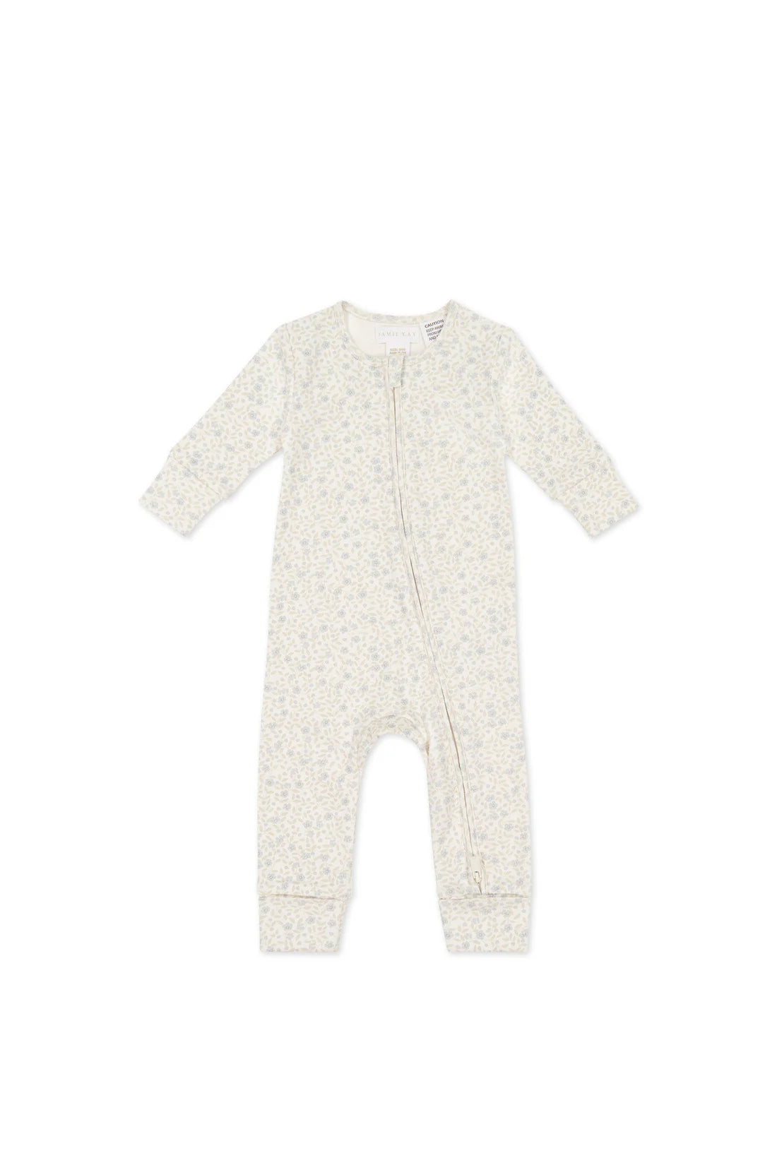 Jamie Kay Organic Cotton Frankie One Piece - Elodie Whisper White