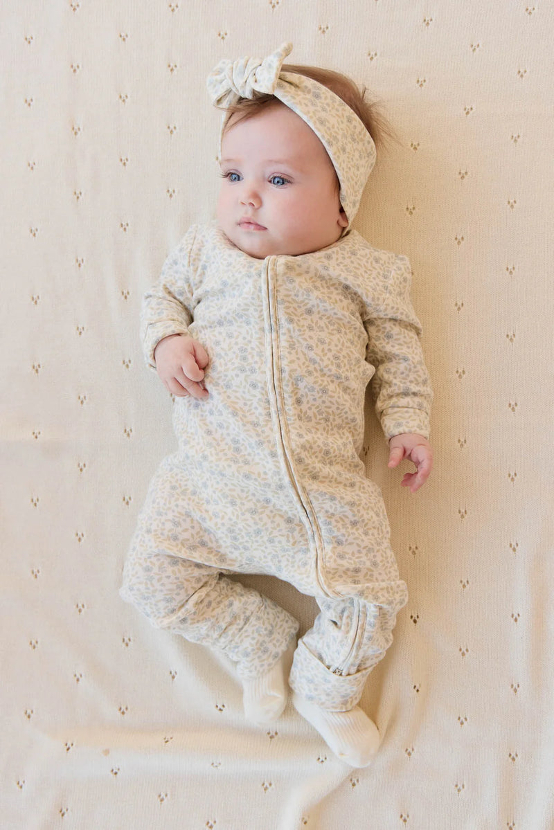 Jamie Kay Organic Cotton Frankie One Piece - Elodie Whisper White