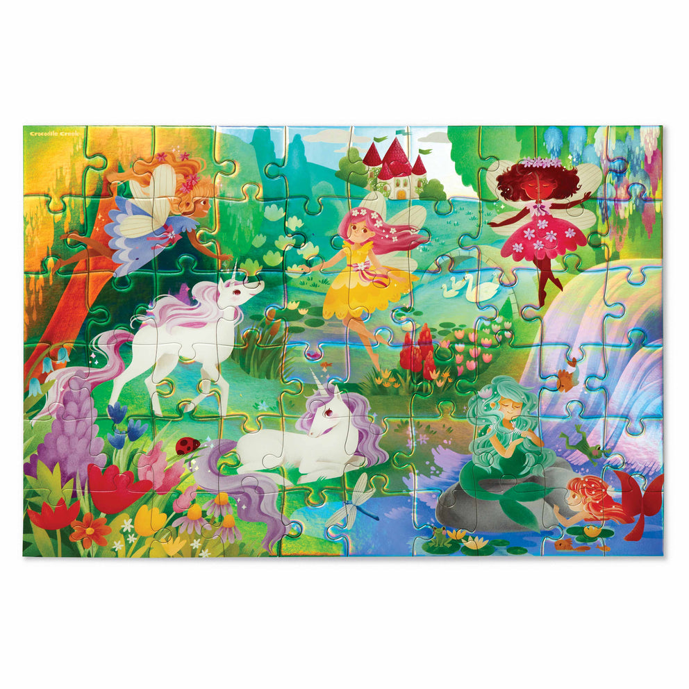 Crocodile Creek magical friends 60pc Foil Puzzle