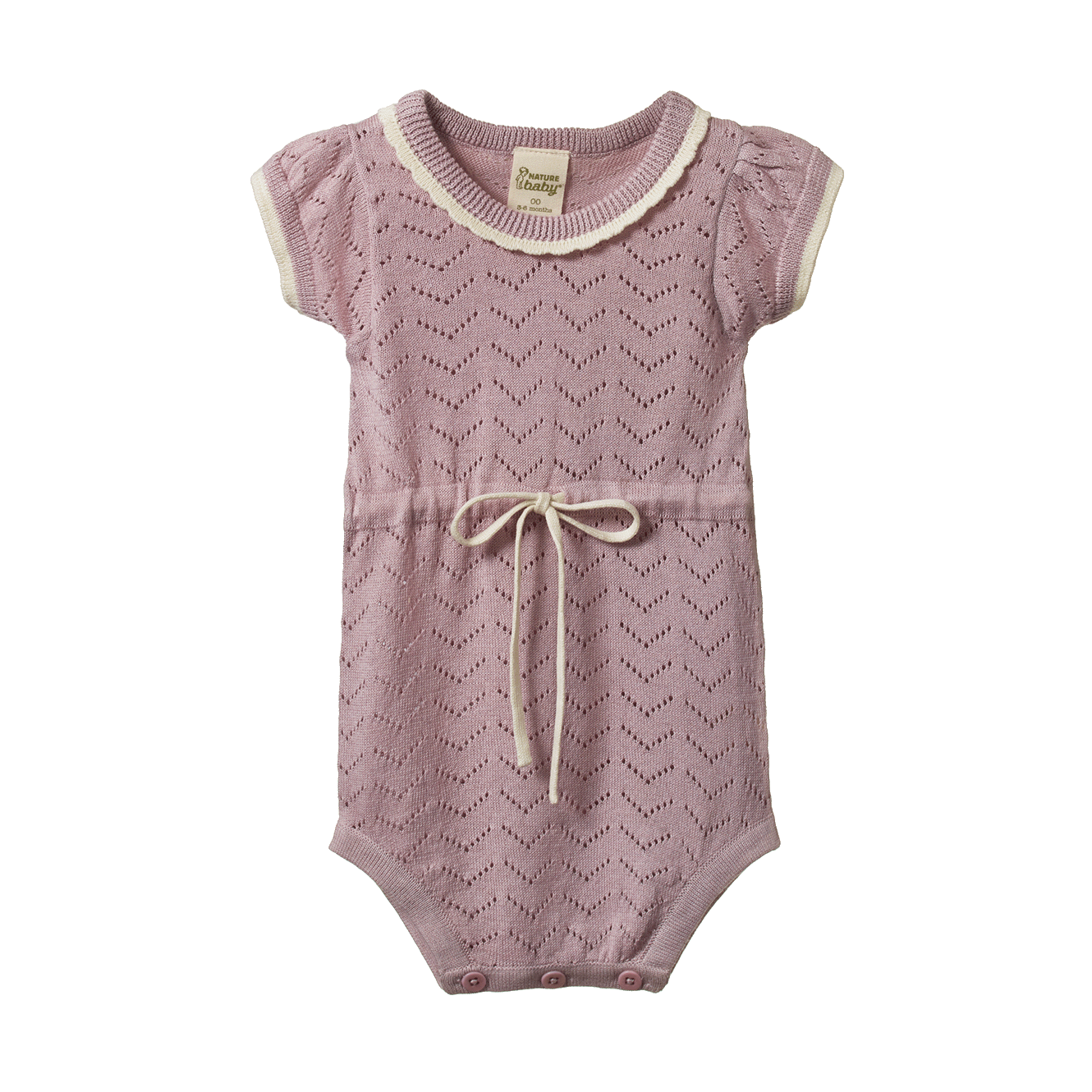 Nature Baby Lottie Suit Lilac Pointelle in Purple