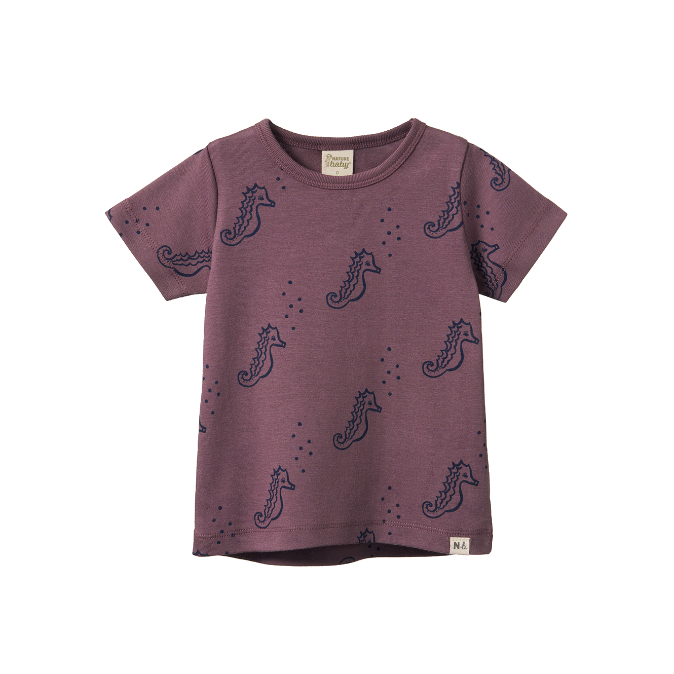 Nature Baby River Tee Neptune Print in Multi