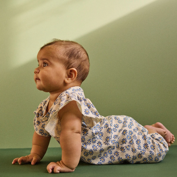 Nature Baby Tilly Suit Daisy Daze Meadow Print in Multi