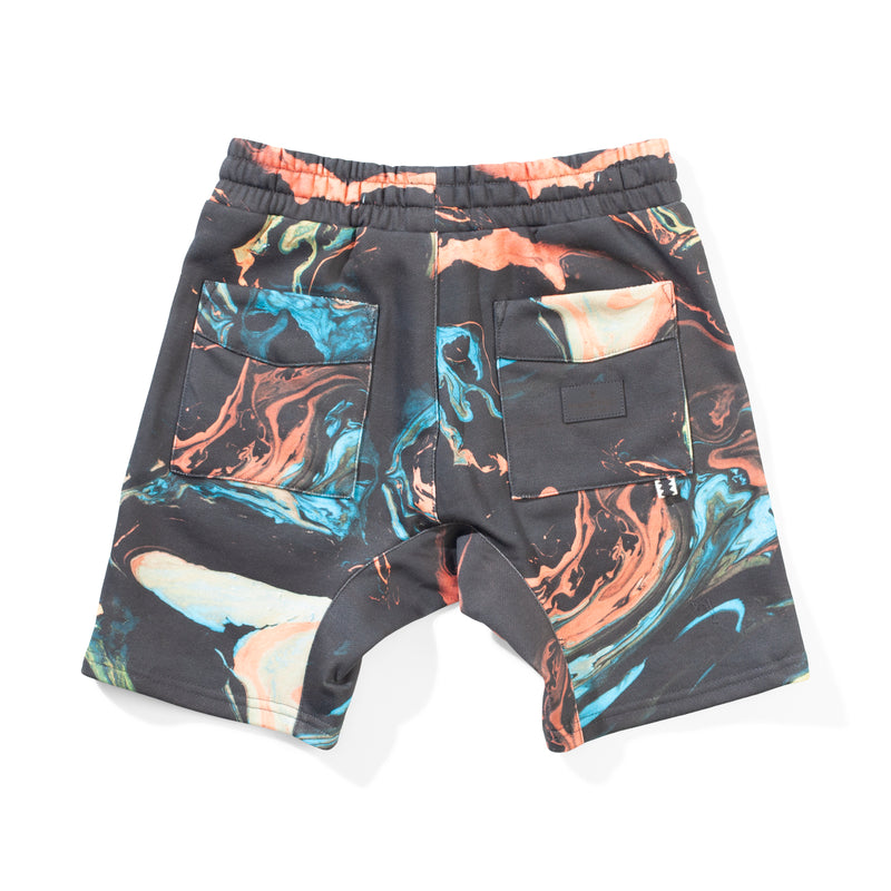 Munster Kids Drippit Short Paint Swirl in Multi