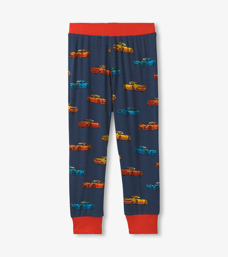 Hatley bamboo vapour waves cars Pajamas