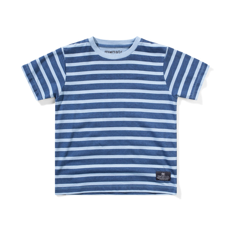 Munster Kids Blinds SS Tee Pale Blue in Blue