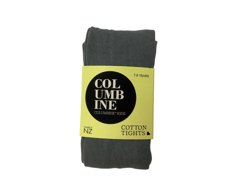 Columbine cotton tights in grey
