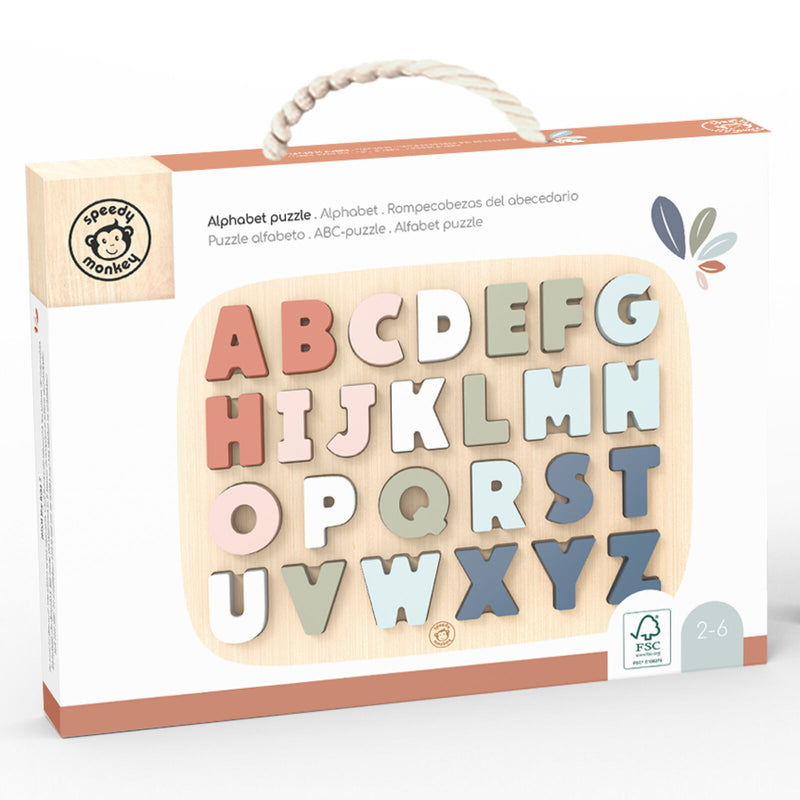 Speedy Monkey Alphabet Puzzle